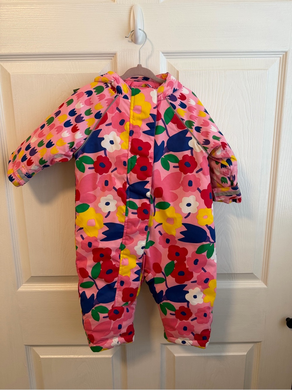 Hanna Andersson floral Snow Suit Baby Bunting